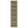 Schuhschränke 2 Stück Sonoma Eiche Farbe 27,5x27x102 cm von vidaXL, Schuhregale und Schuhorganisatoren - Ref: Foro24-808492, ...