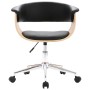 Drehbare Esszimmerstühle 2 Einheiten aus schwarzem Kunstleder von vidaXL, Essstühle - Ref: Foro24-3054881, Preis: 297,41 €, R...