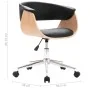 Drehbare Esszimmerstühle 2 Einheiten aus schwarzem Kunstleder von vidaXL, Essstühle - Ref: Foro24-3054881, Preis: 297,41 €, R...