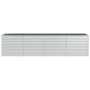 Verzinkter Stahlbeet Silber 320x80x77 cm von vidaXL, Töpfe und Pflanzgefäße - Ref: Foro24-316890, Preis: 98,32 €, Rabatt: %