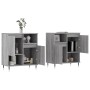 Sideboards 2 Stück Sonoma graues Sperrholz von vidaXL, Sideboards - Ref: Foro24-3190123, Preis: 116,87 €, Rabatt: %