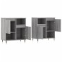 Sideboards 2 Stück Sonoma graues Sperrholz von vidaXL, Sideboards - Ref: Foro24-3190123, Preis: 116,87 €, Rabatt: %