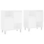 Sideboards 2 Stück weißes Sperrholz von vidaXL, Sideboards - Ref: Foro24-3190125, Preis: 118,04 €, Rabatt: %