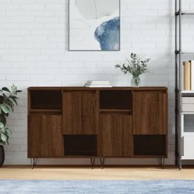 Schränke 2-teilig aus braunem Eichenfurnierholz von vidaXL, Sideboards - Ref: Foro24-3190132, Preis: 118,40 €, Rabatt: %