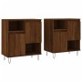 Aparadores 2 piezas madera contrachapada marrón roble de vidaXL, Aparadores - Ref: Foro24-3190132, Precio: 119,91 €, Descuent...