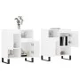 Aparadores 2 uds madera contrachapada blanco brillo de vidaXL, Aparadores - Ref: Foro24-3190135, Precio: 138,07 €, Descuento: %