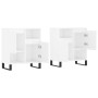 Sideboards 2 Einheiten aus glänzend weißem Sperrholz von vidaXL, Sideboards - Ref: Foro24-3190135, Preis: 139,78 €, Rabatt: %