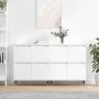 Sideboards 2 units glossy white plywood by vidaXL, Sideboards - Ref: Foro24-3190167, Price: 142,10 €, Discount: %