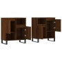 Sideboards 2 Stück Eichenbraunes Sperrholz von vidaXL, Sideboards - Ref: Foro24-3190140, Preis: 130,96 €, Rabatt: %