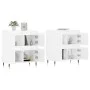 Sideboards 2 Einheiten aus glänzend weißem Sperrholz von vidaXL, Sideboards - Ref: Foro24-3190167, Preis: 142,11 €, Rabatt: %