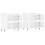 Sideboards 2 Einheiten aus glänzend weißem Sperrholz von vidaXL, Sideboards - Ref: Foro24-3190167, Preis: 142,11 €, Rabatt: %