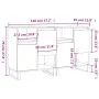Sideboards 2 Stück Eichenbraunes Sperrholz von vidaXL, Sideboards - Ref: Foro24-3190140, Preis: 129,39 €, Rabatt: %