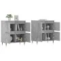 Sideboards 2 Stk. Sperrholz Beton grau von vidaXL, Sideboards - Ref: Foro24-3190169, Preis: 127,87 €, Rabatt: %