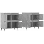 Sideboards 2 Stk. Sperrholz Beton grau von vidaXL, Sideboards - Ref: Foro24-3190169, Preis: 127,87 €, Rabatt: %
