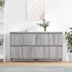 Sideboards 2 Stück Sonoma graues Sperrholz von vidaXL, Sideboards - Ref: Foro24-3190171, Preis: 128,67 €, Rabatt: %