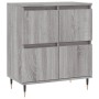 Aparadores 2 piezas madera contrachapada gris Sonoma de vidaXL, Aparadores - Ref: Foro24-3190171, Precio: 133,79 €, Descuento: %