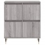 Aparadores 2 piezas madera contrachapada gris Sonoma de vidaXL, Aparadores - Ref: Foro24-3190171, Precio: 133,79 €, Descuento: %
