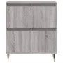 Sideboards 2 Stück Sonoma graues Sperrholz von vidaXL, Sideboards - Ref: Foro24-3190171, Preis: 128,47 €, Rabatt: %