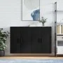 Wall cabinets 2 units black 69.5x34x90 cm by vidaXL, Sideboards - Ref: Foro24-3195644, Price: 166,53 €, Discount: %