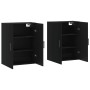 Wandschränke 2 Einheiten schwarz 69,5x34x90 cm von vidaXL, Sideboards - Ref: Foro24-3195644, Preis: 172,34 €, Rabatt: %