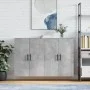Armario de pared 2 unidades gris hormigón 69,5x34x90 cm de vidaXL, Aparadores - Ref: Foro24-3195647, Precio: 126,82 €, Descue...