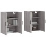 Armarios de pared 2 unidades gris Sonoma 69,5x34x90 cm de vidaXL, Aparadores - Ref: Foro24-3195649, Precio: 135,48 €, Descuen...