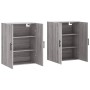 Armarios de pared 2 unidades gris Sonoma 69,5x34x90 cm de vidaXL, Aparadores - Ref: Foro24-3195649, Precio: 135,48 €, Descuen...