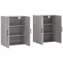 Armarios de pared 2 unidades gris Sonoma 69,5x34x90 cm de vidaXL, Aparadores - Ref: Foro24-3195649, Precio: 135,97 €, Descuen...