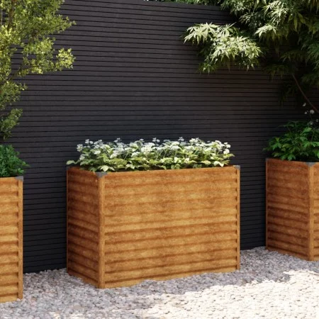 Pflanzgefäß aus Cortenstahl, 100 x 50 x 69 cm von vidaXL, Töpfe und Pflanzgefäße - Ref: Foro24-151984, Preis: 60,14 €, Rabatt: %