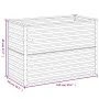 Pflanzgefäß aus Cortenstahl, 100 x 50 x 69 cm von vidaXL, Töpfe und Pflanzgefäße - Ref: Foro24-151984, Preis: 60,14 €, Rabatt: %