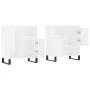 Sideboards 2 Stück weißes Sperrholz von vidaXL, Sideboards - Ref: Foro24-3190133, Preis: 129,64 €, Rabatt: %