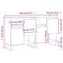 Sideboards 2 Stück weißes Sperrholz von vidaXL, Sideboards - Ref: Foro24-3190133, Preis: 131,41 €, Rabatt: %