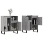 Sideboards 2 Stück Sonoma graues Sperrholz von vidaXL, Sideboards - Ref: Foro24-3190139, Preis: 133,81 €, Rabatt: %