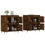 2-piece smoked oak plywood sideboards by vidaXL, Sideboards - Ref: Foro24-3190170, Price: 124,42 €, Discount: %