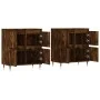 2-piece smoked oak plywood sideboards by vidaXL, Sideboards - Ref: Foro24-3190170, Price: 124,42 €, Discount: %