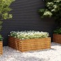 Pflanzgefäß aus Cortenstahl, 100 x 100 x 36 cm von vidaXL, Töpfe und Pflanzgefäße - Ref: Foro24-151993, Preis: 47,86 €, Rabat...