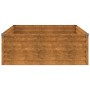 Jardinera acero corten 100x100x36 cm de vidaXL, Maceteros y jardineras - Ref: Foro24-151993, Precio: 47,83 €, Descuento: %