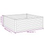 Jardinera acero corten 100x100x36 cm de vidaXL, Maceteros y jardineras - Ref: Foro24-151993, Precio: 47,83 €, Descuento: %