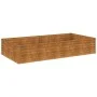 Jardinera acero corten 195x100x36 cm de vidaXL, Maceteros y jardineras - Ref: Foro24-151994, Precio: 97,05 €, Descuento: %