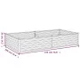 Pflanzkübel aus Cortenstahl 195x100x36 cm von vidaXL, Töpfe und Pflanzgefäße - Ref: Foro24-151994, Preis: 100,96 €, Rabatt: %
