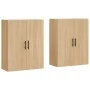 Wandschrank 2 Einheiten Sonoma Eiche 69,5x34x90 cm von vidaXL, Sideboards - Ref: Foro24-3195646, Preis: 131,33 €, Rabatt: %