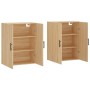 Armario de pared 2 unidades roble Sonoma 69,5x34x90 cm de vidaXL, Aparadores - Ref: Foro24-3195646, Precio: 134,07 €, Descuen...