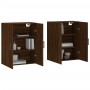 Wandschränke 2 Einheiten braune Eiche 69,5x34x90 cm von vidaXL, Sideboards - Ref: Foro24-3195650, Preis: 133,78 €, Rabatt: %
