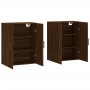 Wandschränke 2 Einheiten braune Eiche 69,5x34x90 cm von vidaXL, Sideboards - Ref: Foro24-3195650, Preis: 133,78 €, Rabatt: %