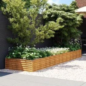 Jardinera acero corten 387x100x36 cm de vidaXL, Maceteros y jardineras - Ref: Foro24-151996, Precio: 89,00 €, Descuento: %