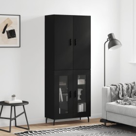 Hohes Sideboard Sperrholz schwarz 69,5x34x180 cm von vidaXL, Sideboards - Ref: Foro24-3195748, Preis: 154,08 €, Rabatt: %
