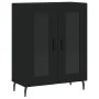 Hohes Sideboard Sperrholz schwarz 69,5x34x180 cm von vidaXL, Sideboards - Ref: Foro24-3195748, Preis: 156,17 €, Rabatt: %