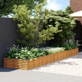 Jardinera acero corten 482x100x36 cm de vidaXL, Maceteros y jardineras - Ref: Foro24-151997, Precio: 96,64 €, Descuento: %