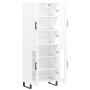 Aparador alto madera contrachapada blanco 69,5x34x180 cm de vidaXL, Aparadores - Ref: Foro24-3195755, Precio: 175,46 €, Descu...