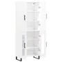 Aparador alto madera contrachapada blanco 69,5x34x180 cm de vidaXL, Aparadores - Ref: Foro24-3195755, Precio: 151,03 €, Descu...